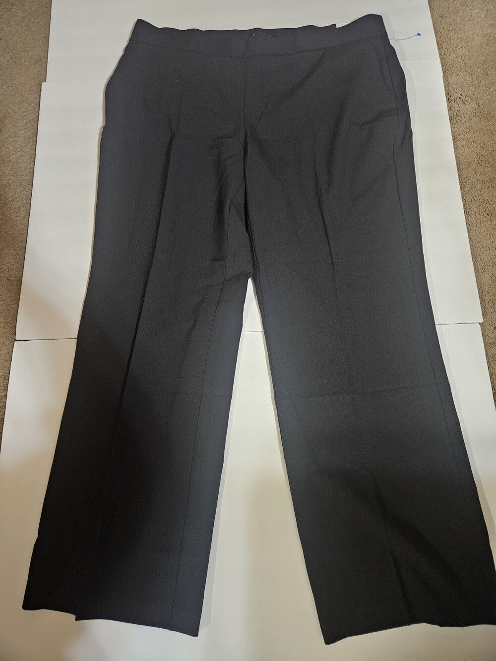 Roz & Ali Womens Dress Pants Slight Boot Leg 16 NEW